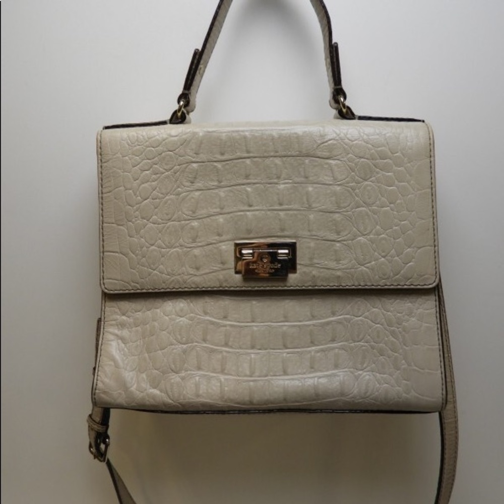 Kate Spade NY Orchard Valley Doris Satchel. Cream